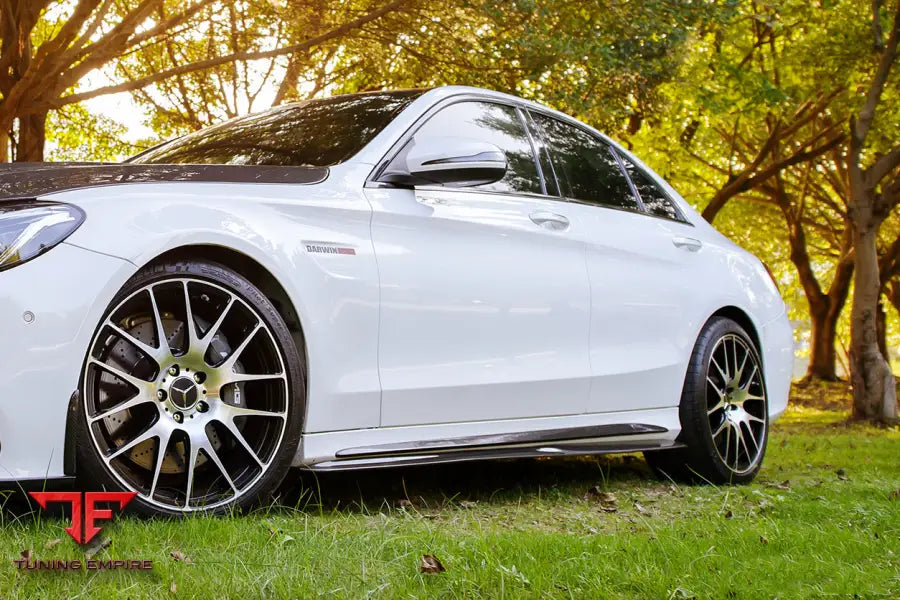 MERCEDES-BENZ C-CLASS W205 SEDAN PS STYLE SIDE SKIRTS BSD