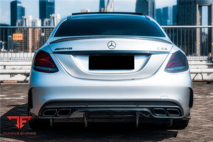 MERCEDES BENZ C-CLASS W205 SEDAN TRUNK SPOILER BSD