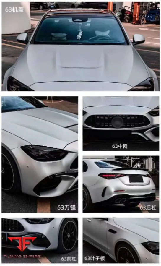 MERCEDES BENZ C-CLASS W206 2021 + to C63 AMG 2022 + CONVERSION BODY KIT