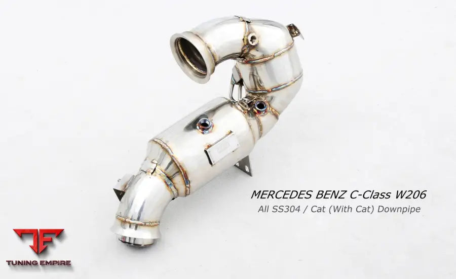 Mercedes Benz C Class W206 All Ss304 Cat Downpipe Exhaust System
