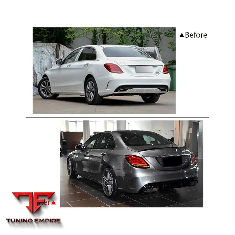 MERCEDES-BENZ C (W205) UPGRADE TO C63 BODY KIT 2015-2021Y