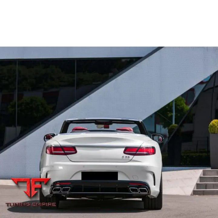 MERCEDES-BENZ C217 S63 COUPE REAR DIFFUSER EXHAUST TIPS