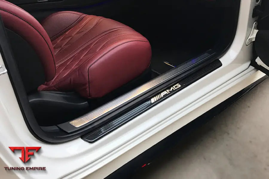 MERCEDES-BENZ C217 S63 S65 AMG COUPE AUTOCLAVE CARBON FIBER DOOR SILLS STEPS COVER BSD