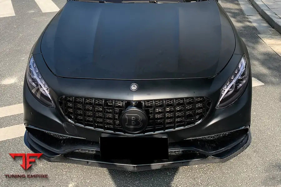 MERCEDES-BENZ C217 S63 & S65 AMG COUPE CARBON FIBER FRONT BUMPER CENTER TRIM BSD