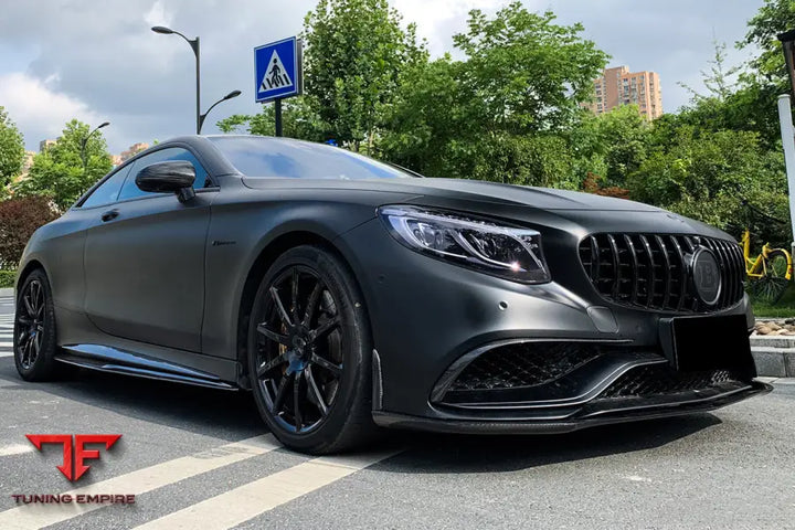 MERCEDES-BENZ C217 S63 & S65 AMG COUPE CARBON FIBER FRONT BUMPER LIP BSD