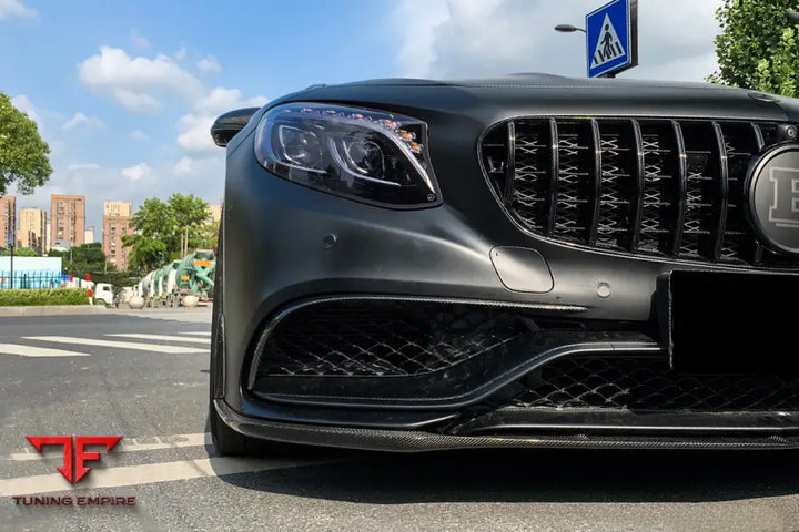 MERCEDES-BENZ C217 S63 & S65 AMG COUPE CARBON FIBER FRONT BUMPER LIP BSD