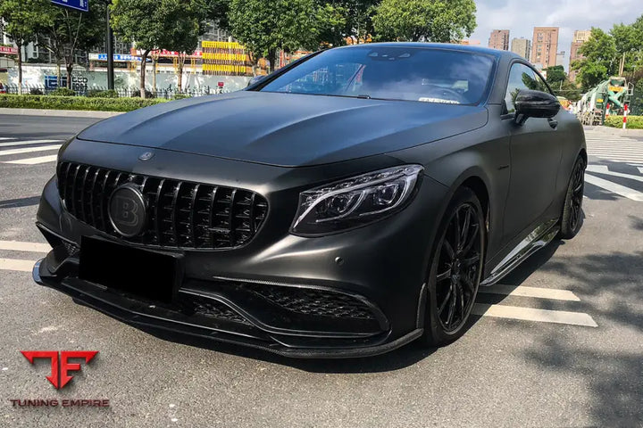 MERCEDES-BENZ C217 S63 & S65 AMG COUPE CARBON FIBER FRONT BUMPER LIP BSD