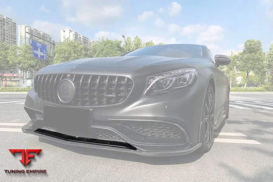 MERCEDES-BENZ C217 S63 & S65 AMG COUPE CARBON FIBER FRONT BUMPER LIP BSD