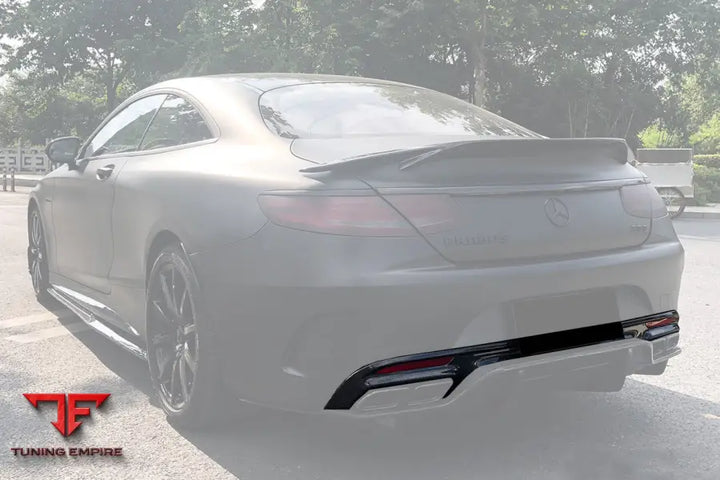 MERCEDES-BENZ C217 S63 & S65 AMG COUPE CARBON FIBER REAR LIP BSD