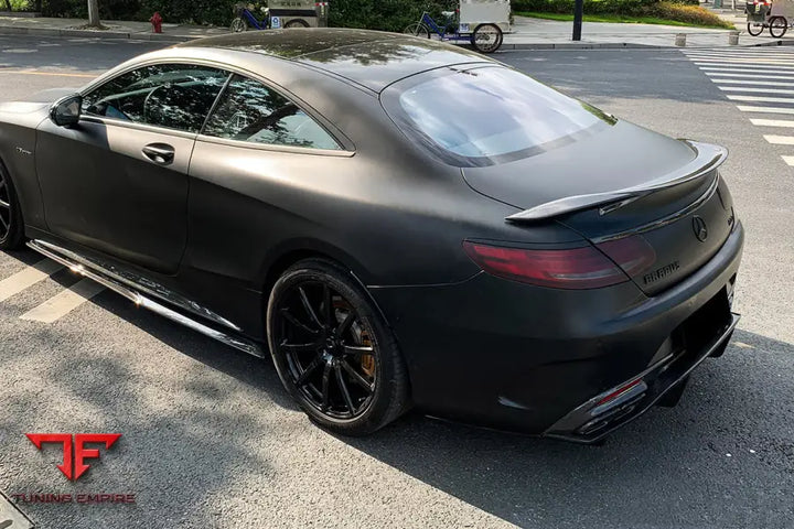 MERCEDES-BENZ C217 S63 & S65 AMG COUPE BKSS STYLE CARBON FIBER SIDE SKIRTS BSD