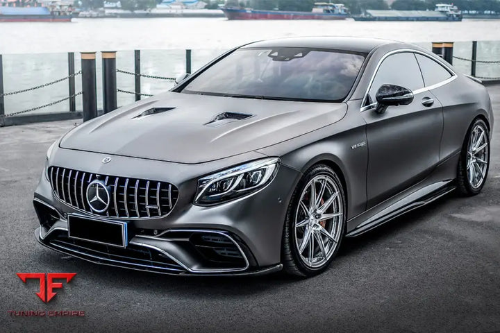 MERCEDES-BENZ C217 S63 & S65 AMG COUPE CARBON FIBER SIDE SKIRTS EXTENSION BSD