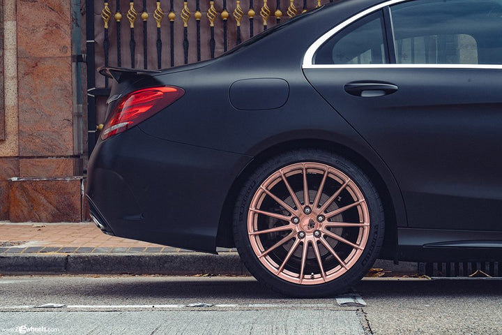 MERCEDES-BENZ C300 on custom forged wheels