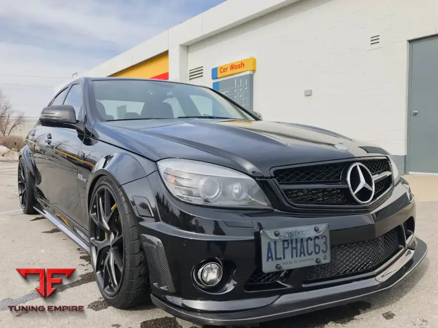MERCEDES BENZ C63 AMG W204 REAR WHEEL ARCH EXTENSIONS