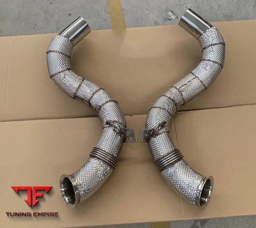 MERCEDES BENZ C63 AMG W205 CAT DOWNPIPE WITH HEAT SHIELD