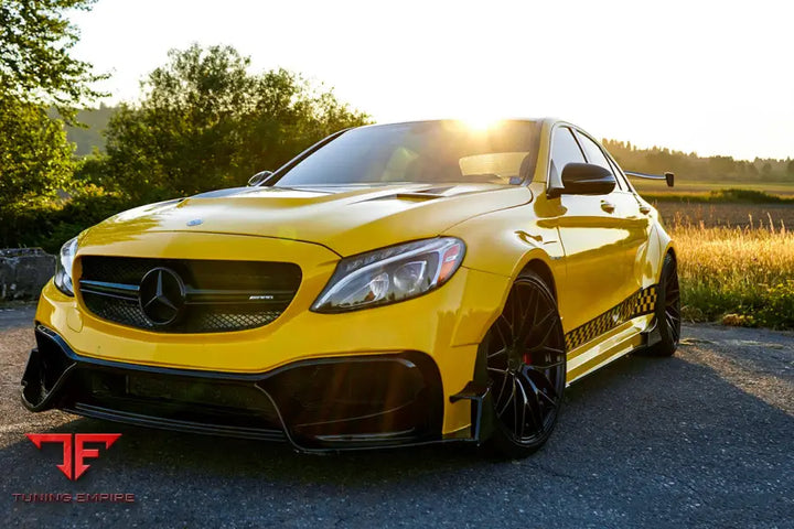 MERCEDES-BENZ W205 C63 & S AMG SEDAN IMP PERFORMANCE PARTIAL CARBON FIBER FULL BODY KIT BSD