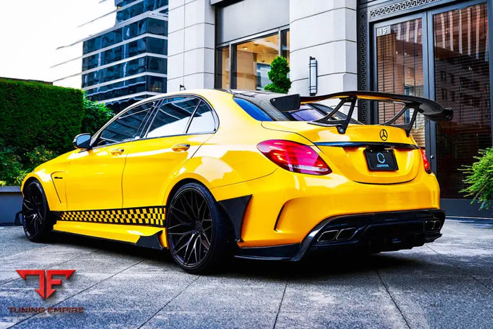 MERCEDES-BENZ W205 C63 & S AMG SEDAN IMP PERFORMANCE PARTIAL CARBON FIBER FULL BODY KIT BSD