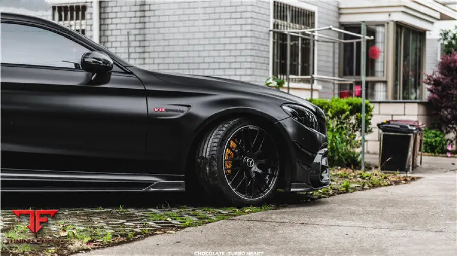 MERCEDES-BENZ C63 C-CLASS COUPE IMP PERFORMANCE CARBON FIBER SIDE SKIRTS BSD