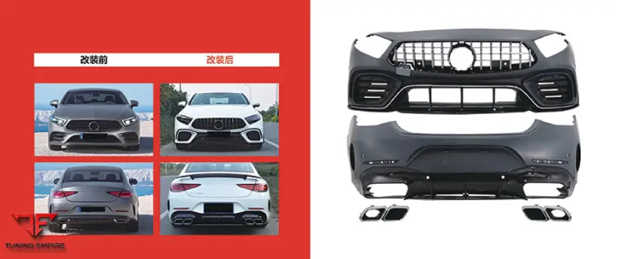MERCEDES-BENZ CLS-CLASS C257 2019 - 2022 to CLS63 AMG CONVERSION BODY KIT