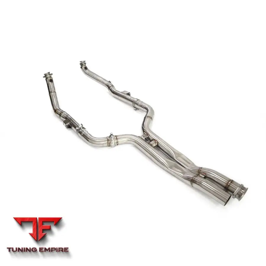 MERCEDES BENZ CLS-CLASS CLS63 AMG C219 STAINLESS STEEL RAZOR EXHAUST DOWNPIPE