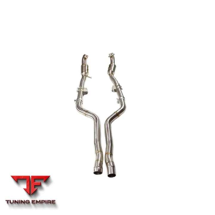 MERCEDES BENZ CLS-CLASS CLS63 W218 5.5T STAINLESS STEEL RAZOR EXHAUST DOWNPIPE WITHOUT HEAT SHIELD