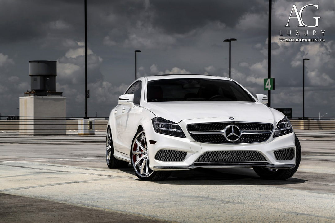 Mercedes-Benz CLS400 on custom forged wheels