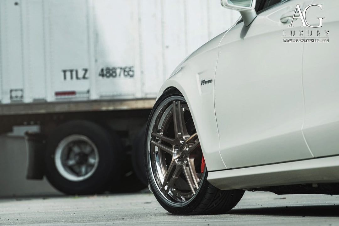 Mercedes-Benz CLS63 AMG on custom forged wheels