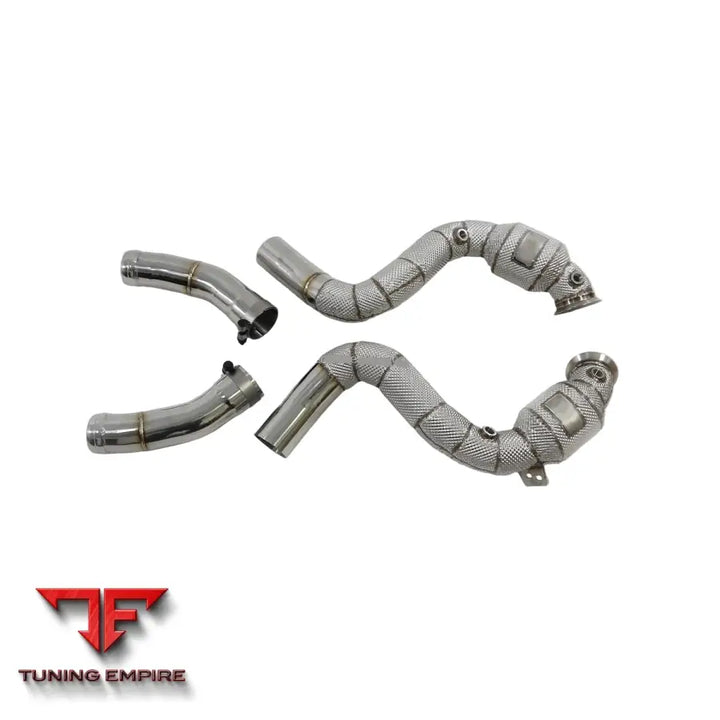 MERCEDES BENZ E-CLASS AMG E63 W213 RAZOR EXHAUST CAT-DOWNPIPE WITH HEAT SHIELD