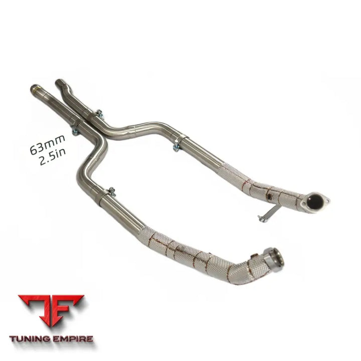 MERCEDES BENZ E-CLASS E350 W212 C207 3.5L STAINLESS STEEL RAZOR EXHAUST DOWNPIPE