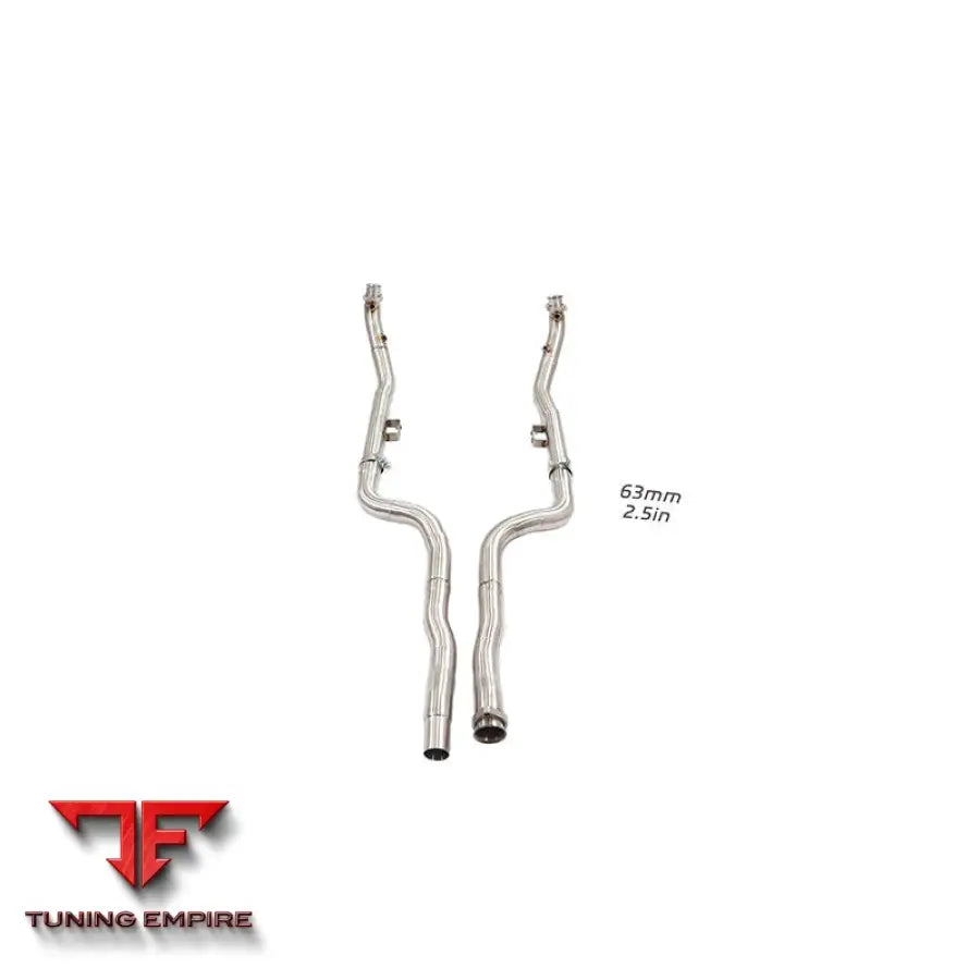MERCEDES BENZ E-CLASS E500 W212 5.5L STAINLESS STEEL RAZOR EXHAUST DOWNPIPE
