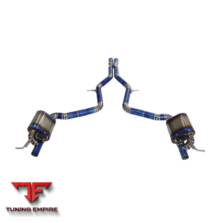 MERCEDES BENZ E-CLASS E63 W211 3.0T TITANIUM CATBACK RAZOR EXHAUST WITH MUFFLER VALVE