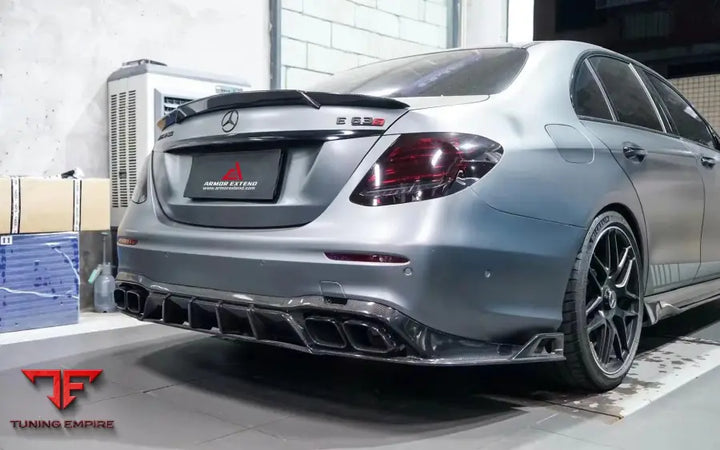 MERCEDES BENZ E-CLASS E63S E63 E53 E43 AMG E550 E450 E400 E350 E300 W213 2017-2023 AE REAR DIFFUSER - Rear Diffuser