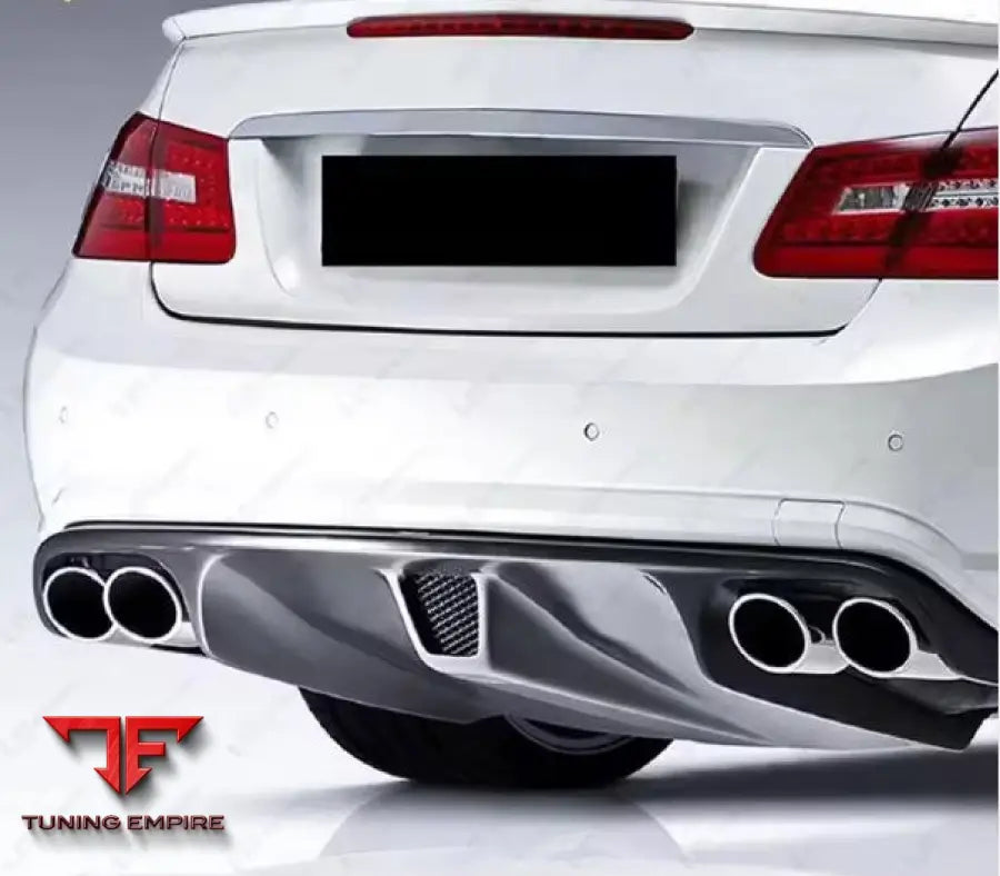 MERCEDES BENZ E CLASS W207 COUPE CARBON FIBER REAR BUMPER DIFFUSER