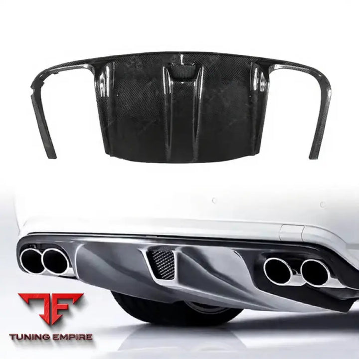 MERCEDES BENZ E CLASS W207 COUPE CARBON FIBER REAR BUMPER DIFFUSER