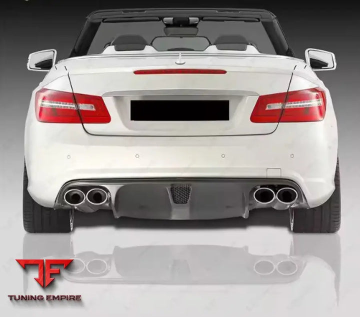MERCEDES BENZ E CLASS W207 COUPE CARBON FIBER REAR BUMPER DIFFUSER