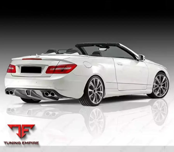MERCEDES BENZ E CLASS W207 COUPE CARBON FIBER REAR BUMPER DIFFUSER