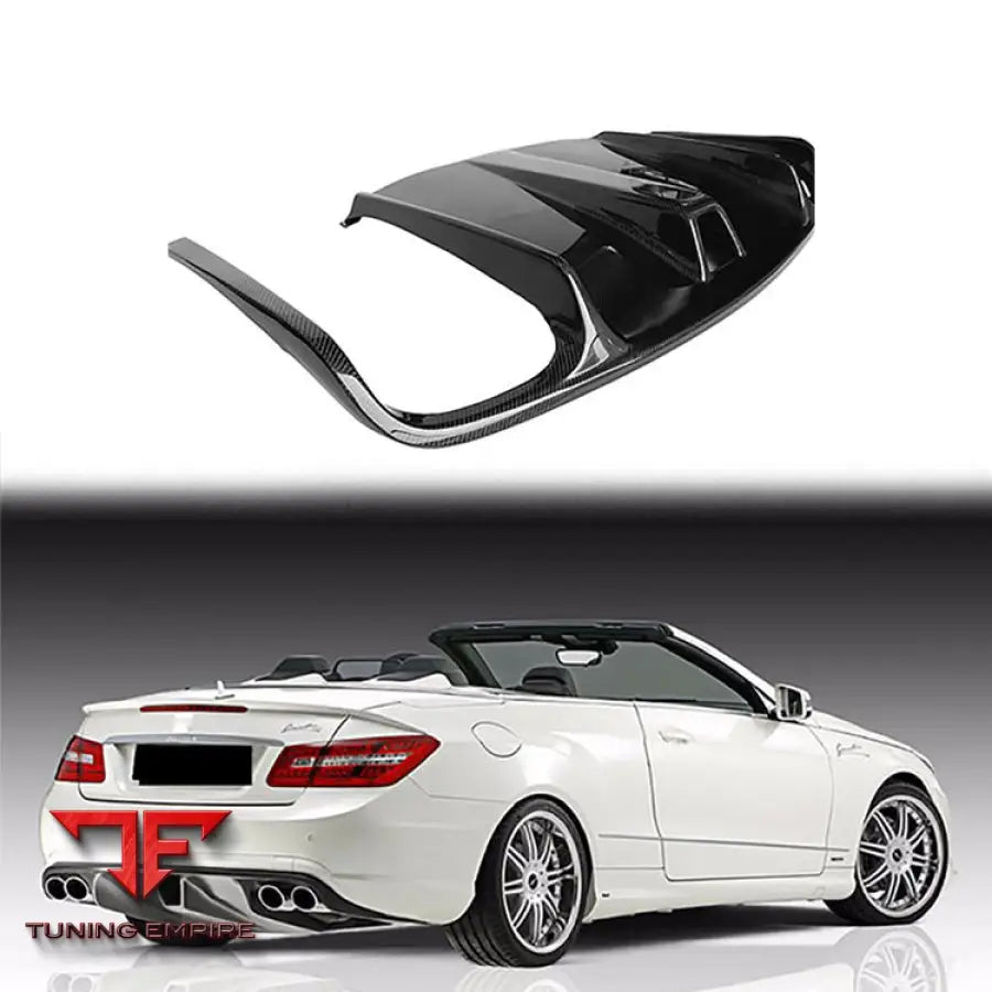MERCEDES BENZ E CLASS W207 COUPE CARBON FIBER REAR DIFFUSER 2010-2013Y