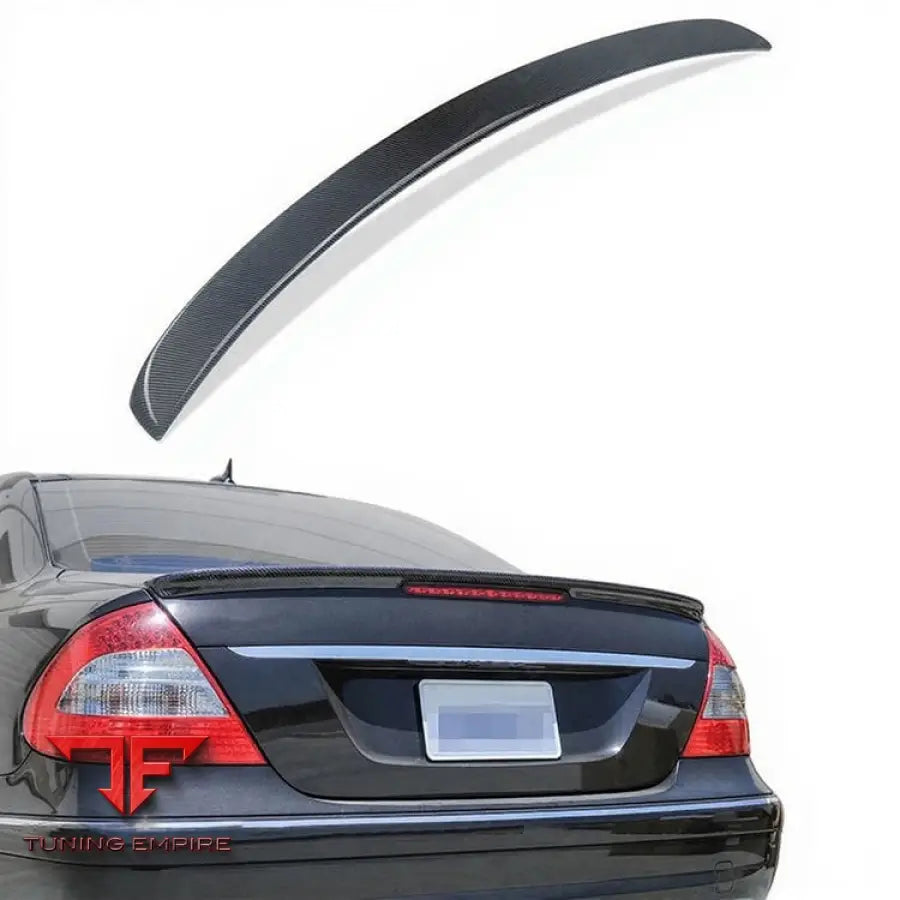 MERCEDES BENZ E CLASS W211 AMG CARBON FIBER REAR SPOILER