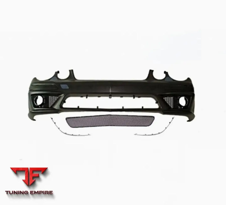 MERCEDES BENZ E CLASS W211 E63 AMG FRONT BUMPER WITH GRILLE