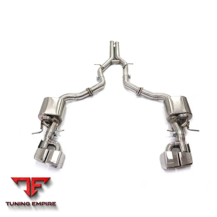 MERCEDES BENZ E-CLASS W212 E550 STAINLESS STEEL CATBACK RAZOR EXHAUST WITH MUFFLER VALVE
