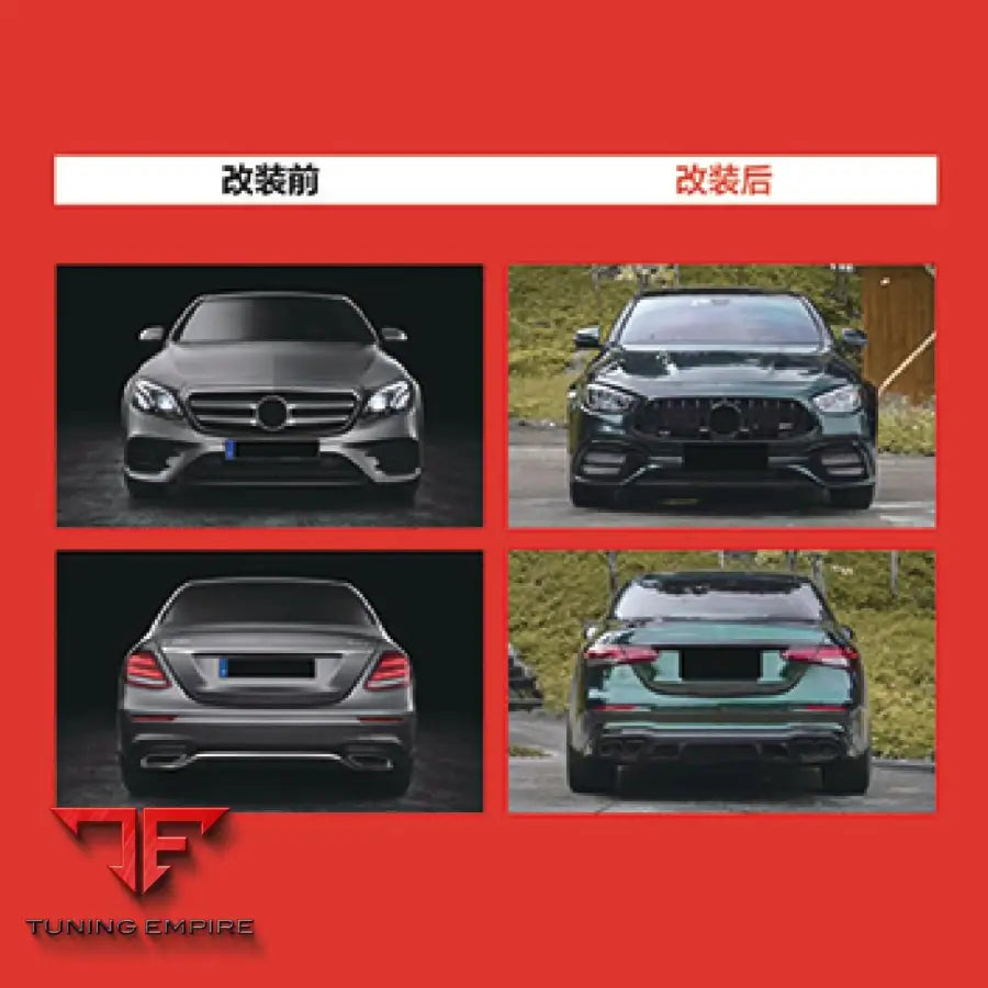 MERCEDES-BENZ E-CLASS W213 2016 - 2019 to E63 AMG FACELIFT CONVERSION BODY KIT