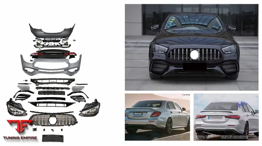 MERCEDES BENZ E-CLASS W213 OLD TO NEW BODY KIT