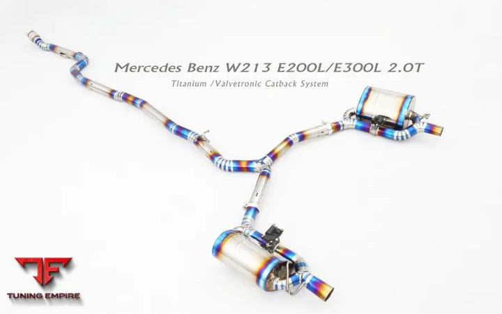 Mercedes Benz E Class W213 Titanium Valvetronic Exhaust System
