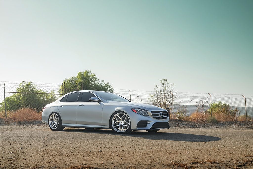 MERCEDES-BENZ E300 on custom forged wheels