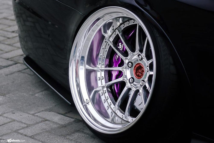 MERCEDES-BENZ E350 on custom forged wheels