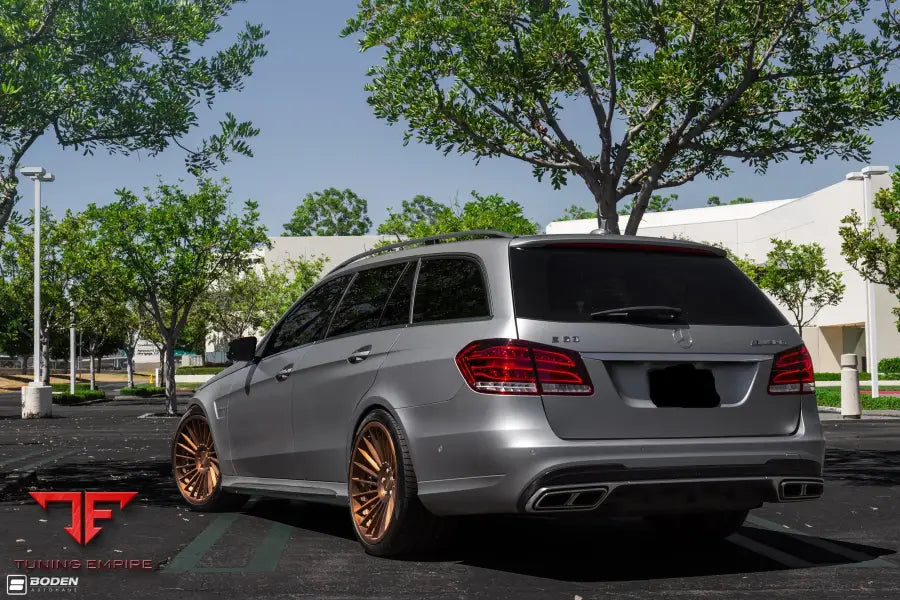 MERCEDES BENZ E63 AMG FORGED WHEELS AND EXHAUST SYSTEM