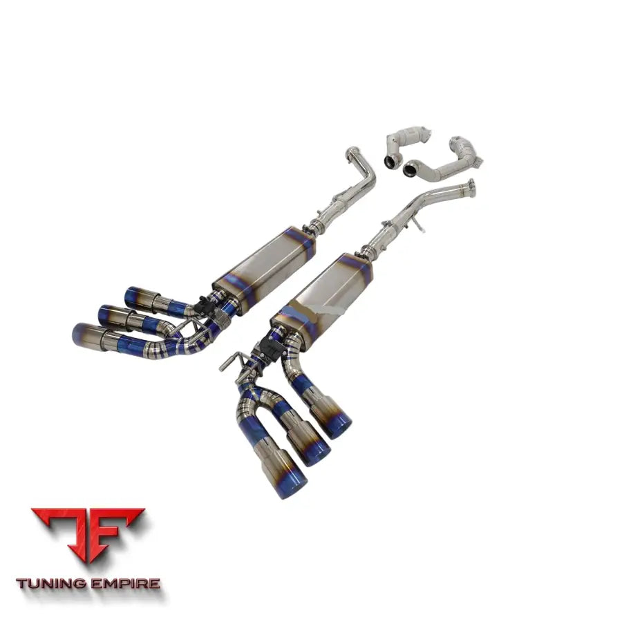 MERCEDES BENZ G-CLASS G500 G63 G65 W464 4.4T TITANIUM CATBACK RAZOR EXHAUST DOWNPIPE WITH MUFFLER VALVE