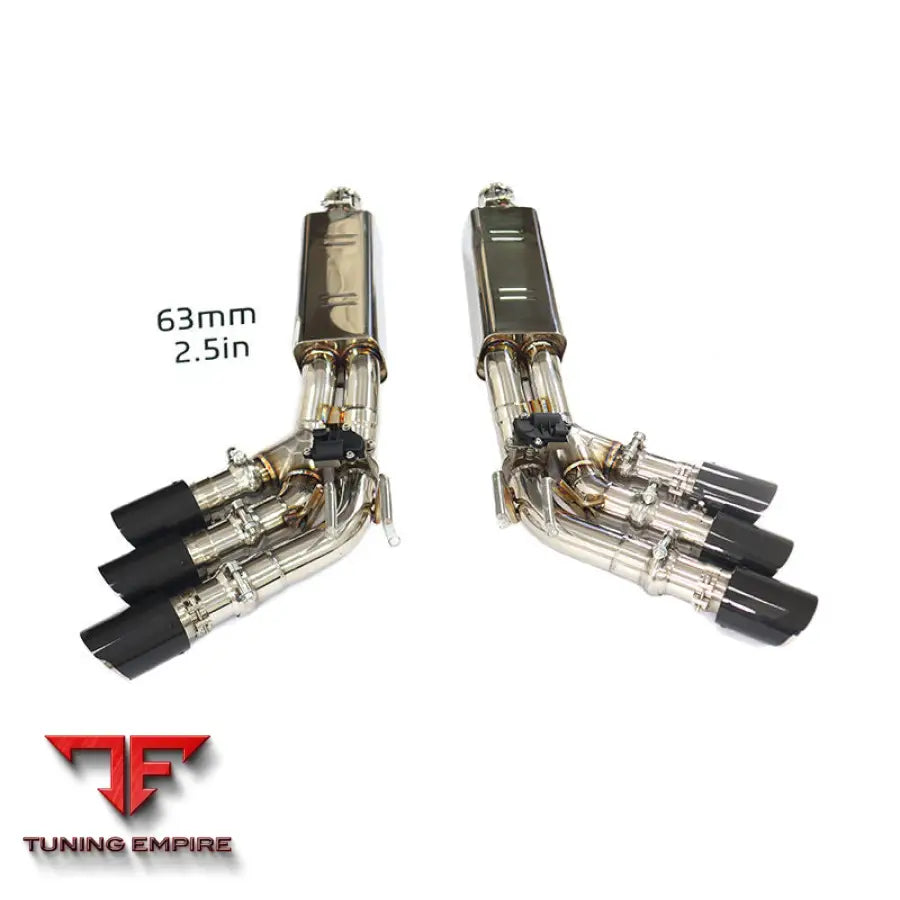 MERCEDES BENZ G-CLASS G63 W464 STAINLESS STEEL CATBACK RAZOR EXHAUST WITH MUFFLER VALVE