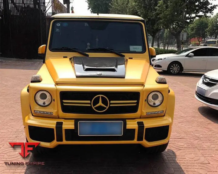 MERCEDES BENZ G CLASS W463 G55/G63 G500 G65 CARBON FIBER ENGINE HOOD FRONT COVER