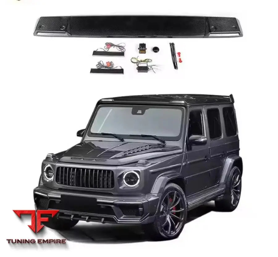 MERCEDES BENZ G CLASS W464 CARBON FIBER FRONT ROOF SPOILER