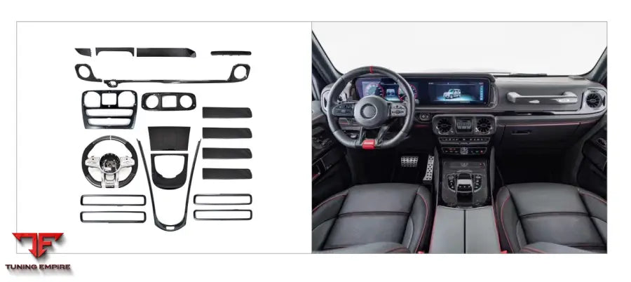 MERCEDES BENZ G-CLASS W464 G63 CARBON INTERIOR UPGRADE